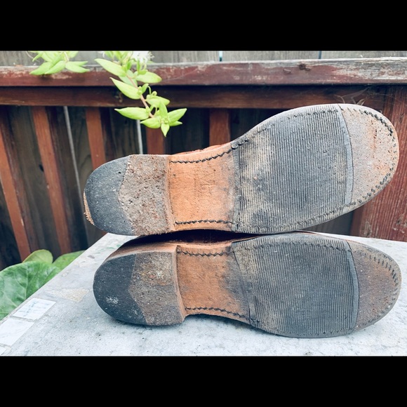 Vintage Shoe Company Leather Moto Boots - Picture 5 of 6